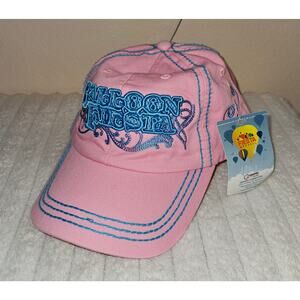 New With Tag 2007 Y2K Albuquerque Balloon Fiesta Pink Embroidered Baseball Hat